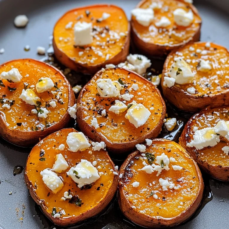 Delicious Honey Feta Sweet Potato Rounds Recipe for Any Meal