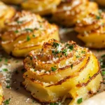 Garlic Parmesan Duchess Potatoes