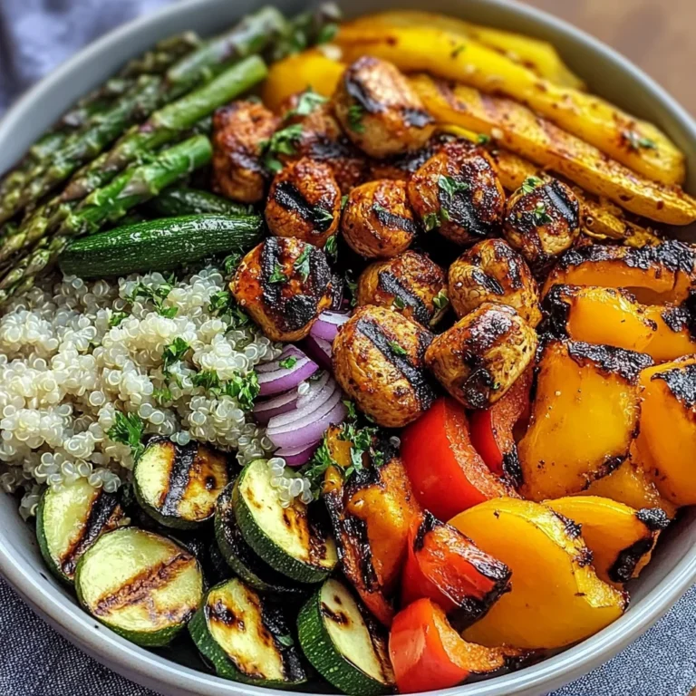 Grilled Veggie Bowl with Quinoa