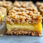 Lemon Oatmeal Crumble Bars