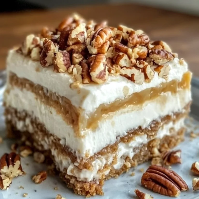 Pecan Pie Lasagna – A No-Bake Dream Dessert