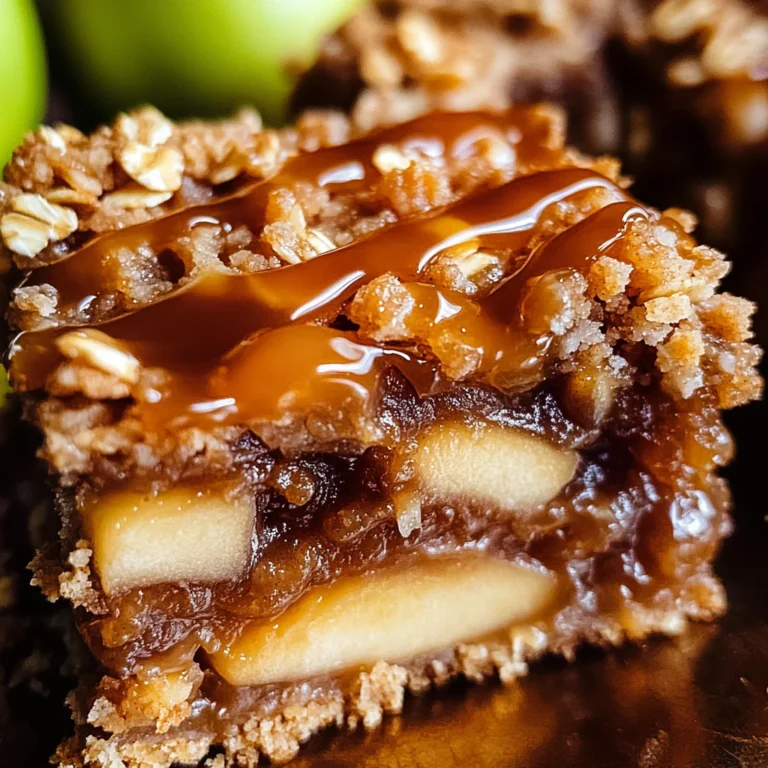 Salted Caramel Apple Pie Bars