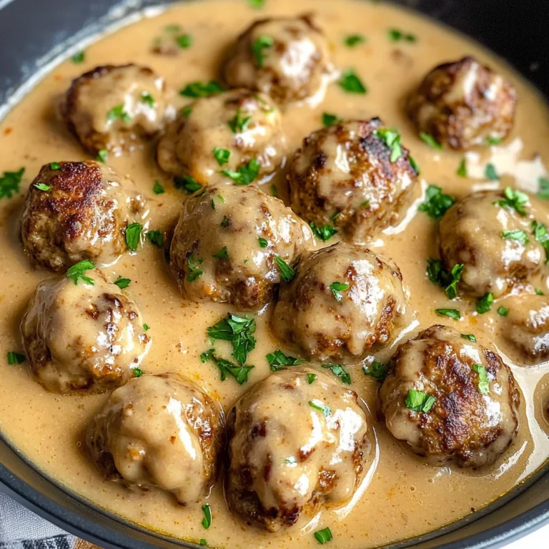 Swedish Meatballs with Gravy