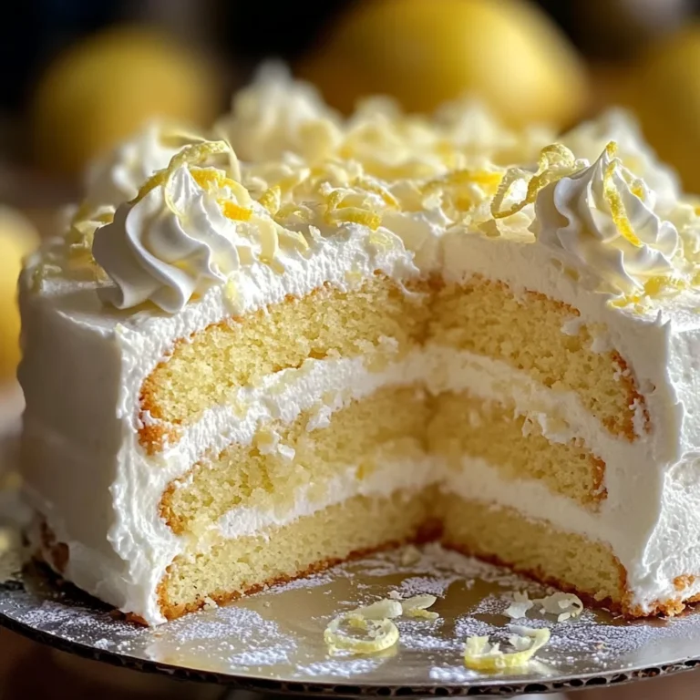 Top 1 Italian Lemon Cream Cake : Irresistible and Luscious