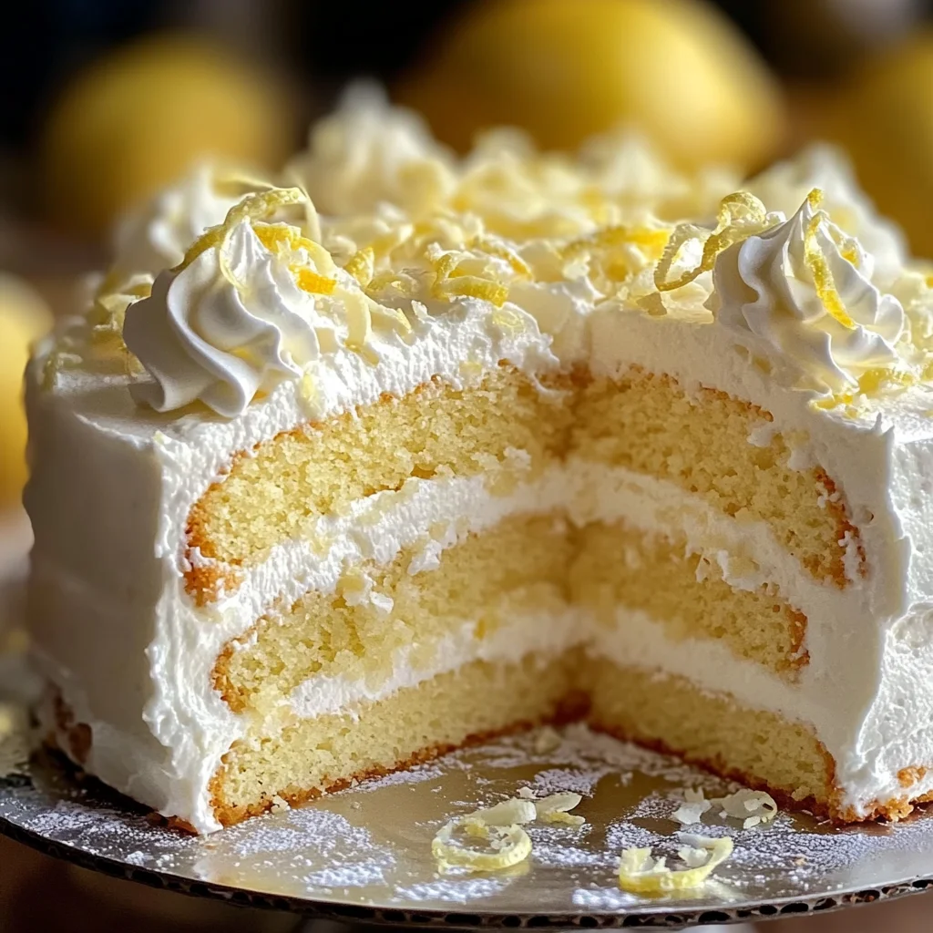 Top 1 Italian Lemon Cream Cake : Irresistible and Luscious
