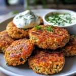 Ultimate Mediterranean Lemon Chickpea Patties with Yogurt Sauce