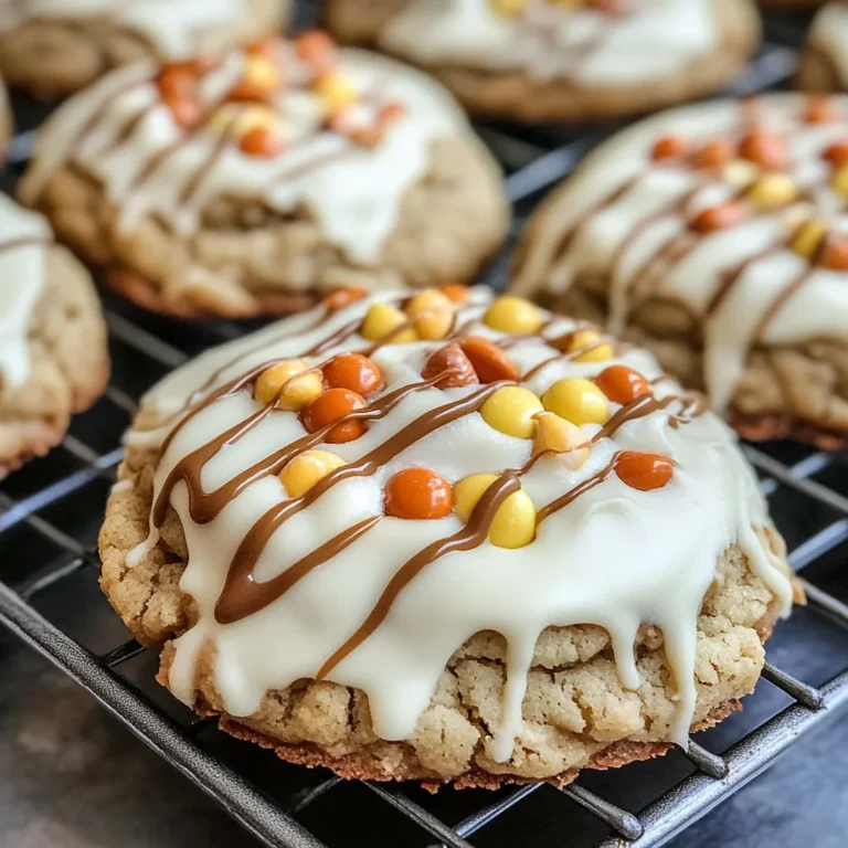White Chocolate Reese’s Cheesecake Cookies